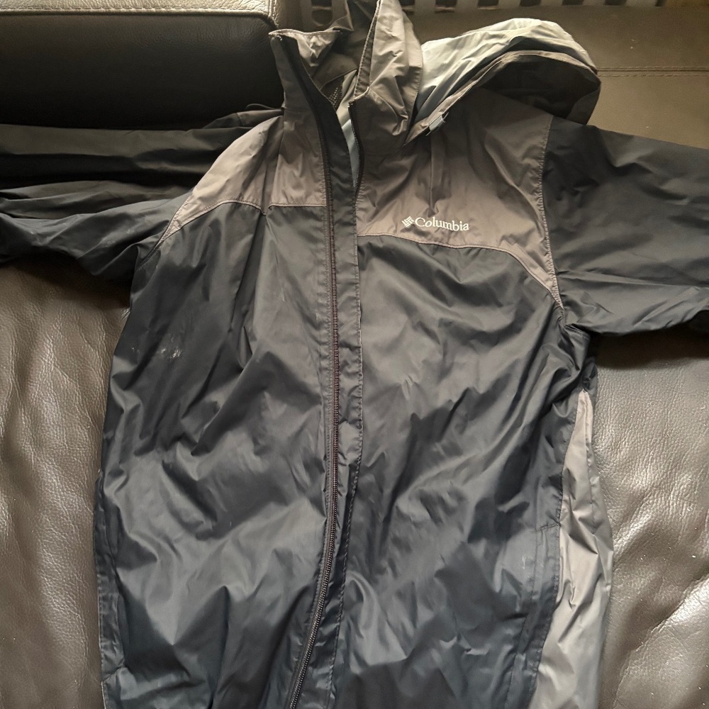 Men’s Columbia rain jacket M